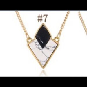 10/$25🦋 Farah Jewelry 18K Gold Plated Howlite Necklace